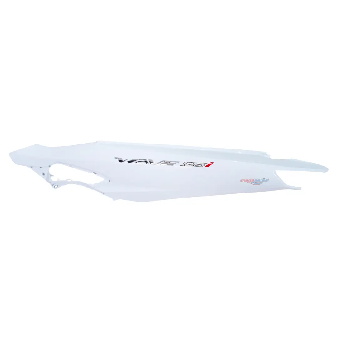 ฝาข้างซ้ายพร้อมสติ๊กเกอร์ WAVE 125i 2025 (M,LED) (HONDA) สีขาว NHB61P