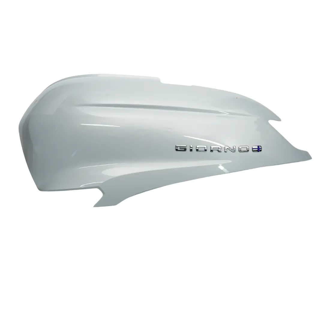 ฝาข้างซ้ายพร้อมสติ๊กเกอร์ GIORNO+ 125 2023 (CBS) (HONDA) สีขาว NHC85P โลโก้ชุบ