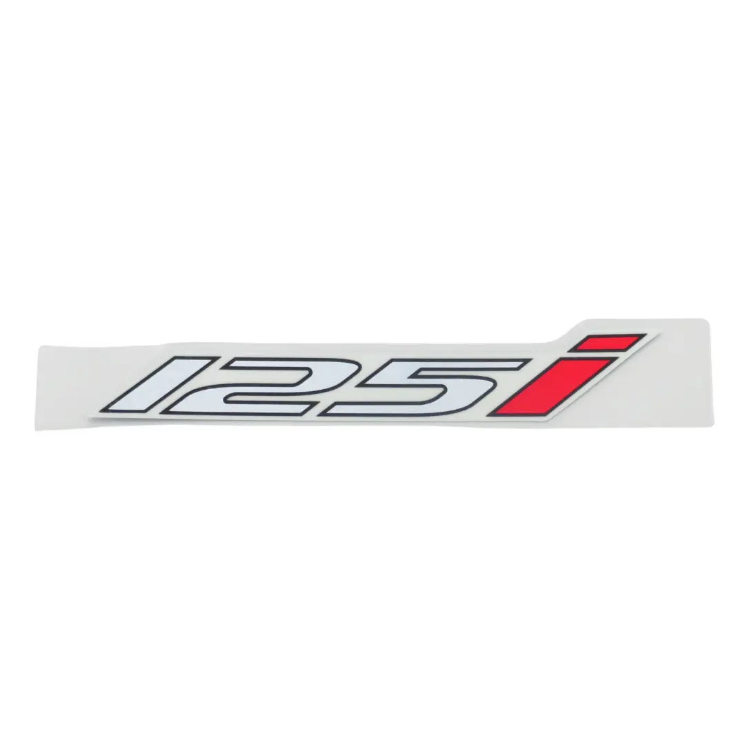 สติ๊กเกอร์ฝาข้าง WAVE 125i 2024 (M,LED) (HONDA) เครื่องหมาย 125i รถสีขาว-น้ำเงิน