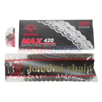 โซ่ล้อ 420-120L (JT) สีดำ