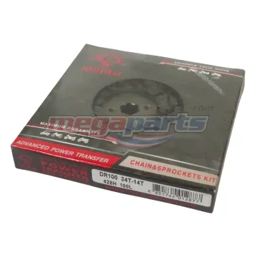 โซ่สเตอร์ชุด DREAM 14-34-100 (JT) สีดำ