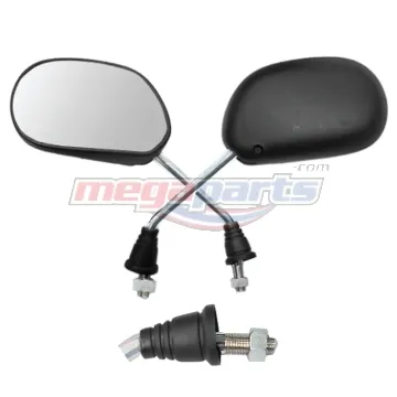 กระจกส่องหลัง L/R MIO 115 (HM) ขาชุบ