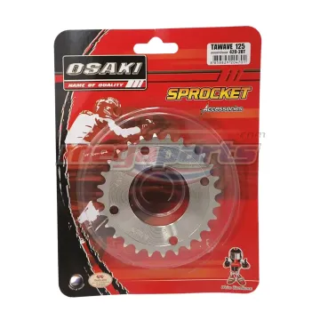 สเตอร์หลัง 420 WAVE 125 (หัวเถิก) 28T (OSAKI) กลึงเลส