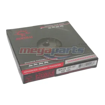 โซ่สเตอร์ชุด 420 WAVE 125 (หัวเถิก) 14-35-106 (JT)