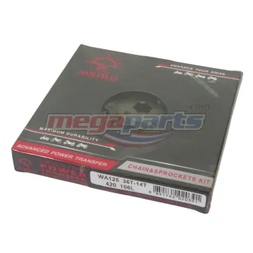 โซ่สเตอร์ชุด 420 WAVE 125 (หัวเถิก) 14-36-106 (JT)