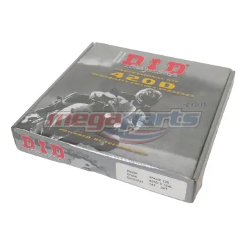 โซ่สเตอร์ชุด 420 WAVE 125 (หัวเถิก) 14-34-104 (DID)