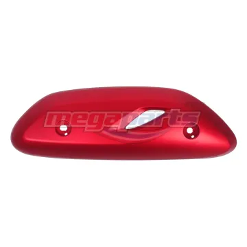 แผ่นกันความร้อนท่อไอเสีย SCOOPY 110i 2021 (HONDA) สีแดงด้าน R397C