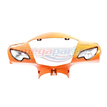 ฝาครอบแฮนด์หน้า WAVE 100S 2006 (Di,U-BOX) (HONDA) สีส้ม YR249C