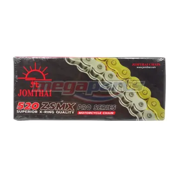 โซ่ล้อ 520 ZSMX BB-120RL (JT) X-RING สีเงิน