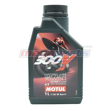 น้ำมันเครื่อง 4T 300V 15W-50 1L MA (MOTUL) (SYN 100%)