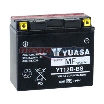แบตเตอรี่แห้ง (YT12B-BS 12V10AH) (YUASA)