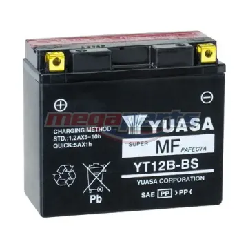 แบตเตอรี่แห้ง (YT12B-BS 12V10AH) (YUASA)