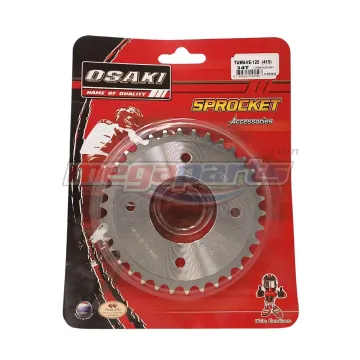 สเตอร์หลัง 415 WAVE 125 (หัวเถิก) 34T (OSAKI) กลึงเลส