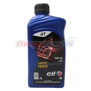 น้ำมันเครื่อง 4T MOTO 4 TECH 10W-50 1L MA2 (ELF) (SYN 100%)