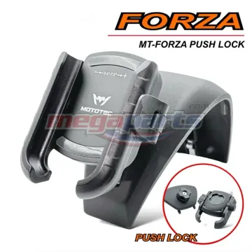 ที่จับมือถือ PUSH LOCK MT-FORZA QD01 (MOTOTEC) พร้อมฝาครอบแฮนด์