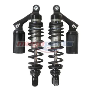 โช้คหลังแก๊ส L/R AEROX 155 (2017-2020) AIR-SERIES 305MM. (PROFENDER) ดำ/ดำ/แท้งดำ