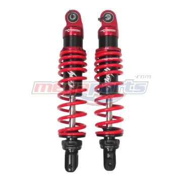 โช้คหลังแก๊ส L/R NMAX 155 2020 FLASH-SERIES 320MM. (PROFENDER) ดำ/แดง