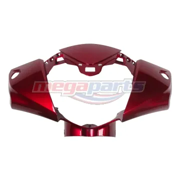 ฝาครอบแฮนด์หน้า LEAD 125 2021 (HONDA) สีแดง R368C