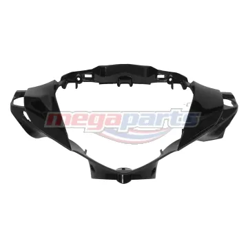 ฝาครอบแฮนด์หน้า WAVE 125i 2012 (ปลาวาฬ) (HONDA) สีดำเงา NHA35M