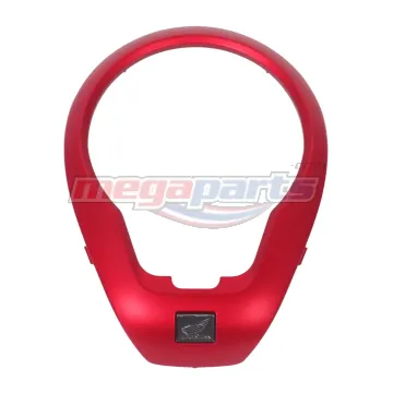 วงแหวนฝาครอบเรือนไมล์ติดโลโก้ SCOOPY 110i 2024 (CLUB 12) (HONDA) สีแดงด้าน R397C