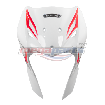 บังลมเดี่ยวพร้อมสติ๊กเกอร์ WAVE 110i (2023-2024) (M,Di,LED) (HONDA) สีขาว NHB61P