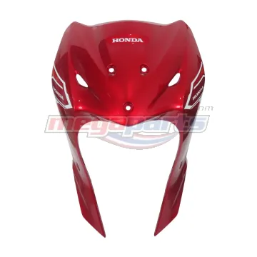 บังลมเดี่ยวพร้อมสติ๊กเกอร์ WAVE 110i 2025 (Di,LED,S) (HONDA) สีแดงแก้ว R340C