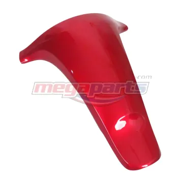 แผ่นปิดฝาครอบตัวในรถสีแดง