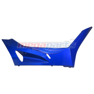 ฝาครอบข้างพักเท้าหน้าข้างขวา PCX 160 2023 (HONDA) สีน้ำเงิน PB407P