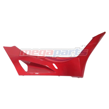 ฝาครอบข้างพักเท้าหน้าข้างขวา PCX 160 2021 (HONDA) สีแดงมุก R376P