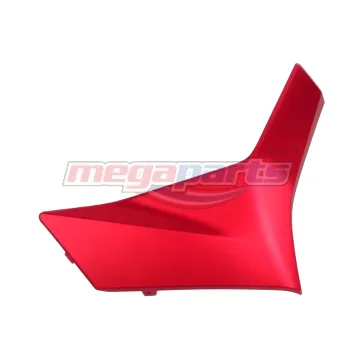 ฝาครอบข้างพักเท้าหน้าข้างขวาท่อนหน้า CLICK 160 2024 (HONDA) สีแดงด้าน R397C