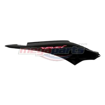 ฝาข้างขวาพร้อมสติ๊กเกอร์ WAVE 110i (2021-2025) (LED,S,Dr) (HONDA) สีดำเงา NHA35M