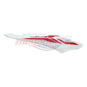 ฝาข้างขวาพร้อมสติ๊กเกอร์ WAVE 110i (2023-2024) (M,Di,LED) (HONDA) สีขาว NHB61P