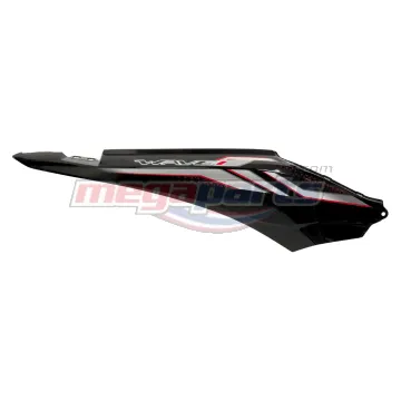 ฝาข้างขวาพร้อมสติ๊กเกอร์ WAVE 110i (2023-2024) (M,Di,LED) (HONDA) สีดำเงา NHA35M