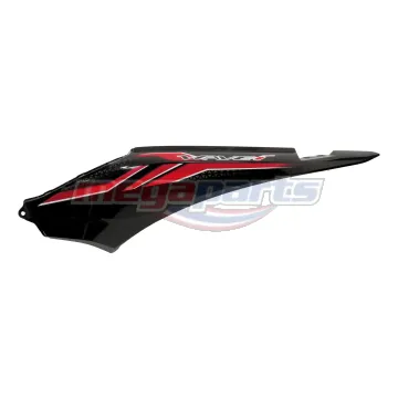 ฝาข้างซ้ายพร้อมสติ๊กเกอร์ WAVE 110i 2023 (Di,LED,S) (HONDA) สีดำ NHA35M (รถสีดำ-แดง)
