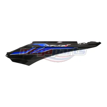 ฝาข้างซ้ายพร้อมสติ๊กเกอร์ WAVE 110i (2023-2024) (Di,LED,S) (HONDA) สีดำ NHA35M (สีน้ำเงิน-ดำ)
