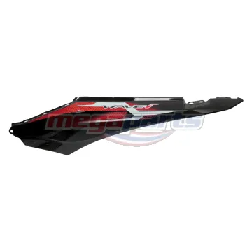 ฝาข้างซ้ายพร้อมสติ๊กเกอร์ WAVE 110i 2025 (Di,LED,S) (HONDA) รถสีแดง-ดำ