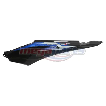 ฝาข้างซ้ายพร้อมสติ๊กเกอร์ WAVE 110i 2025 (Di,LED,S) (HONDA) รถสีน้ำเงิน-ดำ