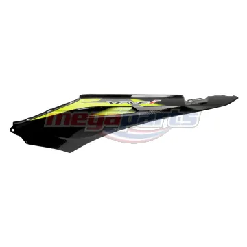 ฝาข้างซ้ายพร้อมสติ๊กเกอร์ WAVE 110i 2025 (M,LED) (HONDA) รถสีเหลือง-ดำ