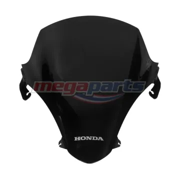 แผ่นกันลมพร้อมสติ๊กเกอร์ PCX 150 (2018-2020) (HONDA) สีดำ