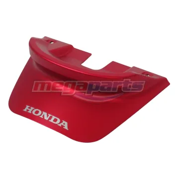 ฝาปิดท้ายเบาะตัวบนพร้อมสติ๊กเกอร์ SCOOPY 110i 2024 (CLUB 12) (HONDA) สีแดงด้าน R397C