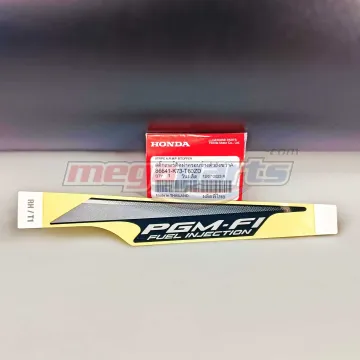 สติ๊กเกอร์PGM-Fi WAVE 125i 2020 (Di,E,S) (HONDA) สีดำเงา NHA35M