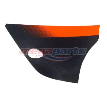 แถบติดฝาครอบตัวถังซ้ายรถสีแดง