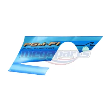 แถบติดฝาครอบข้างซ้าย B รถสีน้ำเงิน