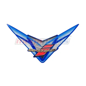 แถบติดฝาครอบไฟหน้ารถสีน้ำเงิน