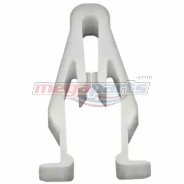 กิ๊ปล็อคหน้ากาก WAVE 125i 2012 (ปลาวาฬ) (HONDA) พลาสติก สีขาว