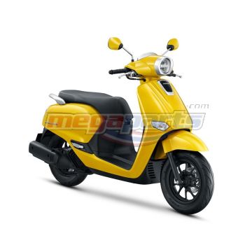 ชุดสีทั้งคัน GIORNO+ 125 2024 (CBS) (HONDA) รถสีเหลือง-ดำ Y-B