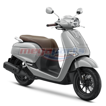 ชุดสีทั้งคัน GIORNO+ 125 2025 (ABS) (HONDA) รถสีเทา-ดำ G-B