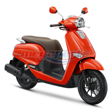ชุดสีทั้งคัน GIORNO+ 125 2025 (ABS) (HONDA) รถสีส้ม-ดำ O-B