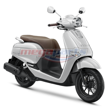 ชุดสีทั้งคัน GIORNO+ 125 2025 (ABS) (HONDA) รถสีขาว-ดำ W-B