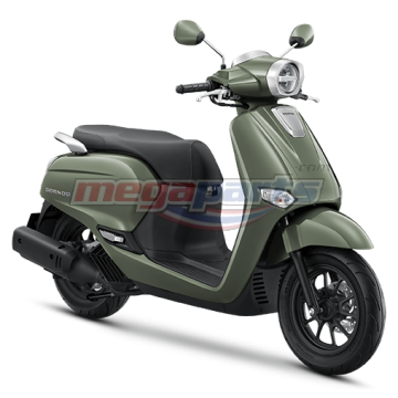 ชุดสีทั้งคัน GIORNO+ 125 2025 (CBS) (HONDA) รถสีเขียว-ดำ GNB